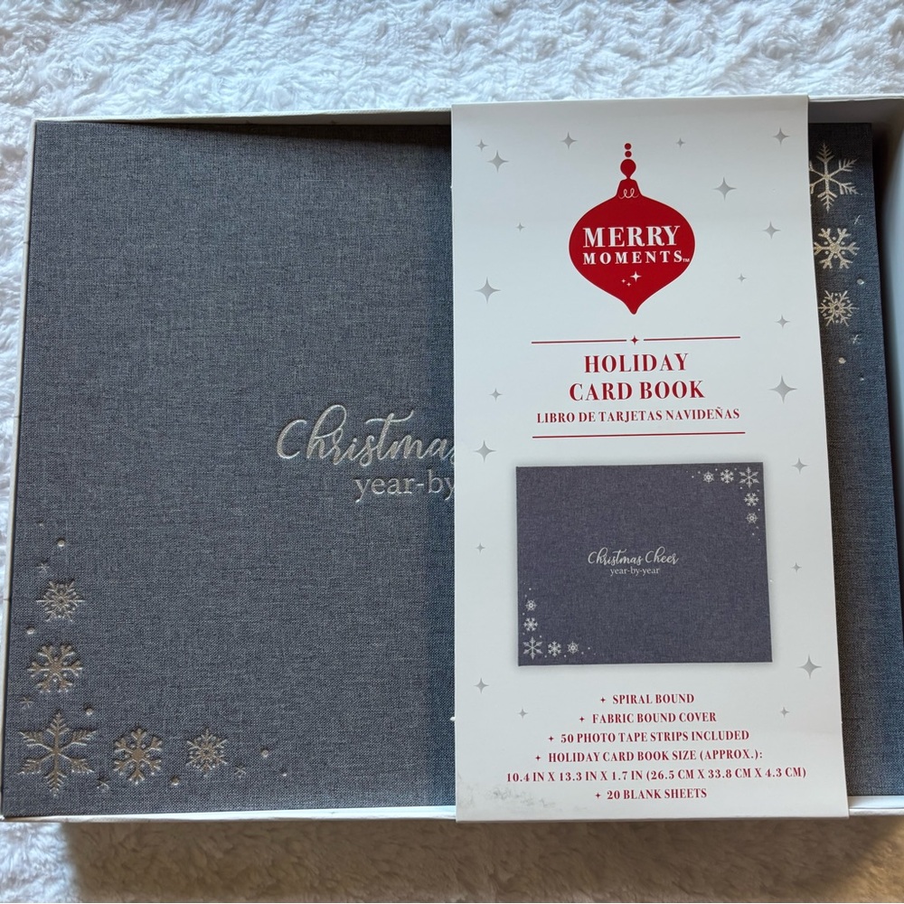 Merry Moments Holiday Card Book Year by Year